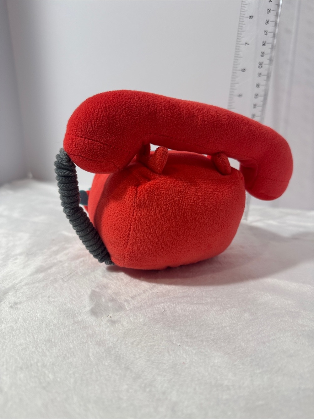 Shopkins Red Chatter Telephone Plush Stuffed Toy Rotary Phone - Picture 4 of 5